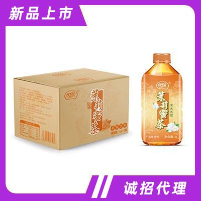優(yōu)樂冠茉莉蜜茶茶味飲料1L×10瓶