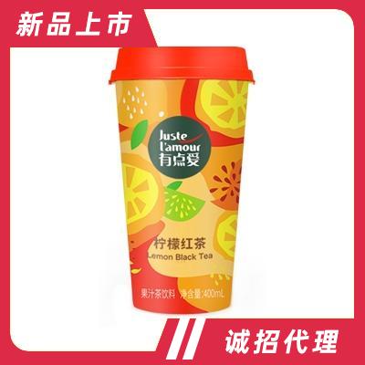 有點愛檸檬紅茶果汁茶飲料400ml