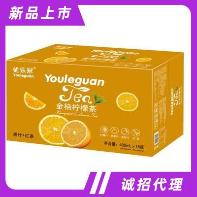 優(yōu)樂冠金桔檸檬茶400mlX15
