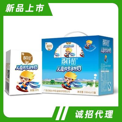 百菲兒童成長牛奶200ml×12盒