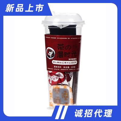 茶の漫時光燒仙草味紅棗片紅豆奶茶220g