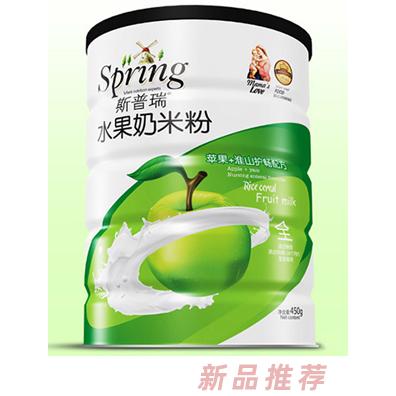 斯普瑞水果奶米粉蘋果淮山配方