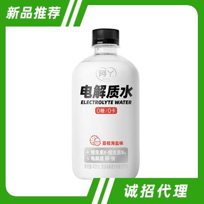 阿丫微泡電解質水電解質飲料荔枝海鹽味400ml