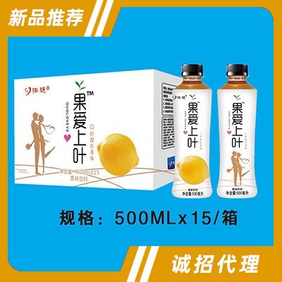 心相隨果愛(ài)上葉檸檬紅茶果味飲料500mlx15瓶