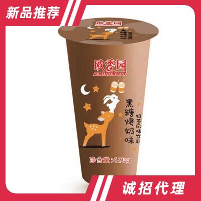 歐香園黑糖烤奶味奶茶420g