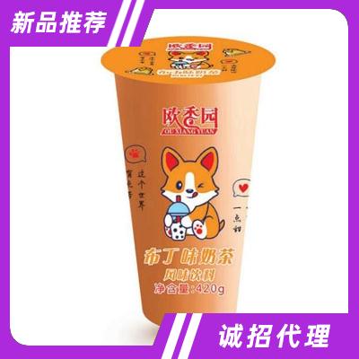 歐香園布丁味奶茶420g