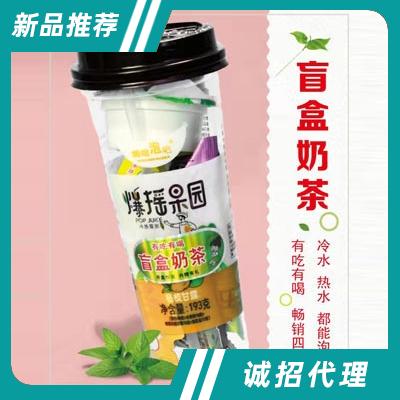 嗨喝泡吧爆搖果園冷熱雙泡奶茶楊枝甘露味192克