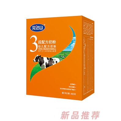 完達山段粉系列嬰幼兒配方奶粉（3段）盒