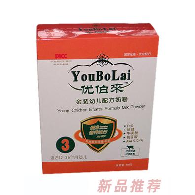 優(yōu)伯來金裝幼兒配方奶粉（盒）