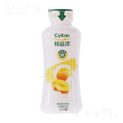 暢益添黃桃果粒奶昔飲品330g
