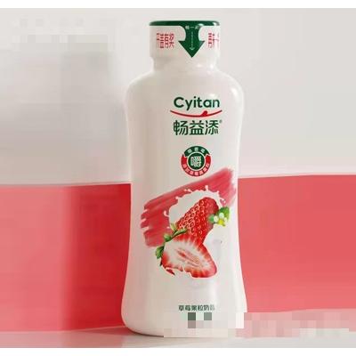 暢益添草莓果粒奶昔飲品330ml