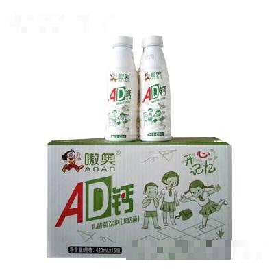 嗷奧AD鈣乳酸菌飲料420mlX15