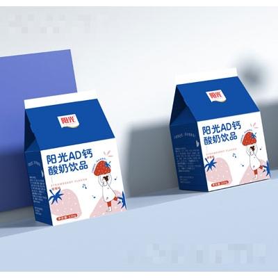 陽光AD鈣乳酸菌飲品草莓味（盒子）