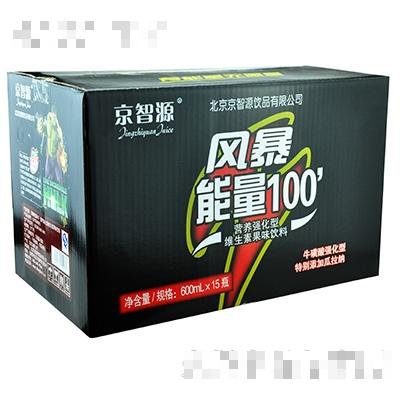 京智源風暴能量營養強化型維生素果味飲料600mlx15瓶