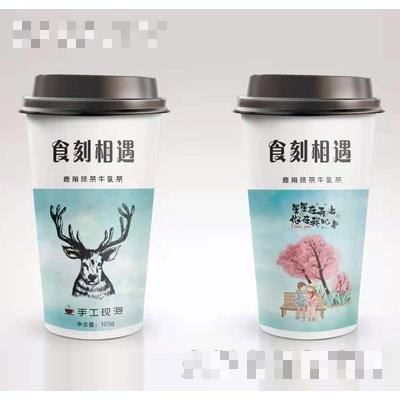 食刻相遇鹿角抹茶牛乳茶105g