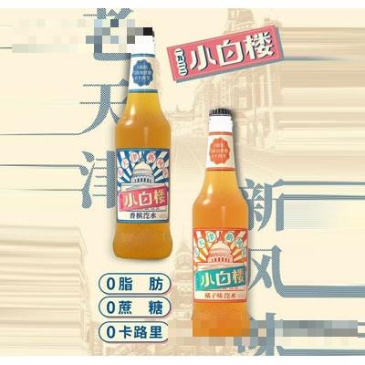 小白樓橘子味汽水330毫升