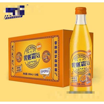 體言橙子味汽水280mlX24瓶
