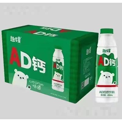 趣多星AD鈣奶飲品450mL箱裝