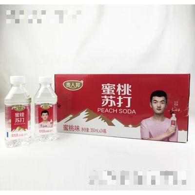 貴人邦蜜桃蘇打350mlX24