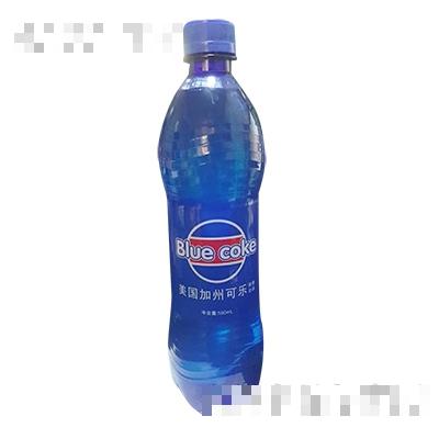 美國加州藍色可樂550ml