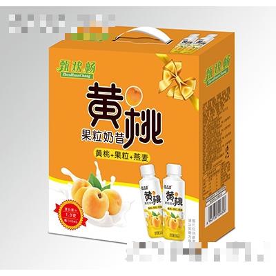 甄歡暢黃桃果粒奶昔手提裝