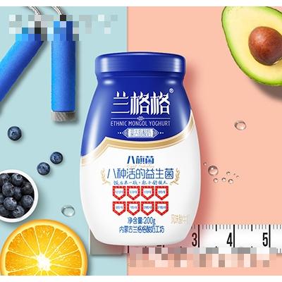 蘭格格八旗菌酸奶飲料200g
