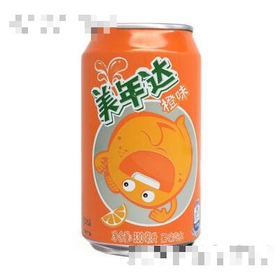 美年達橙味罐裝330ml