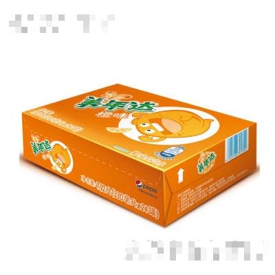 美年達橙味箱