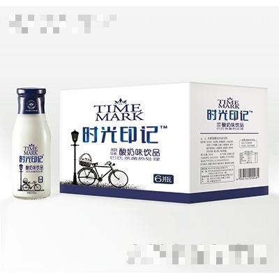 時光印記酸奶原味飲品910mlx6瓶