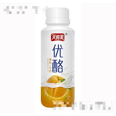 天鮮美優酪黃桃+牛奶飲品350ml