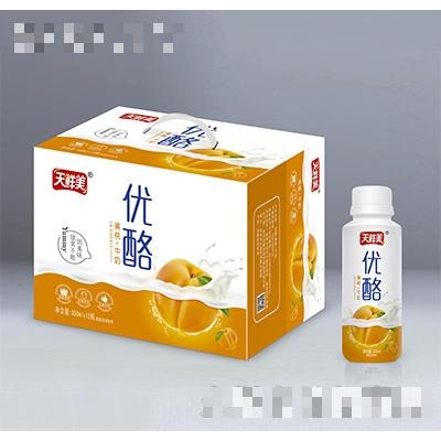 天鮮美優酪黃桃+牛奶飲品350mlx12瓶