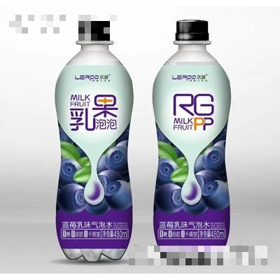 樂路藍(lán)莓乳味氣泡水480ml