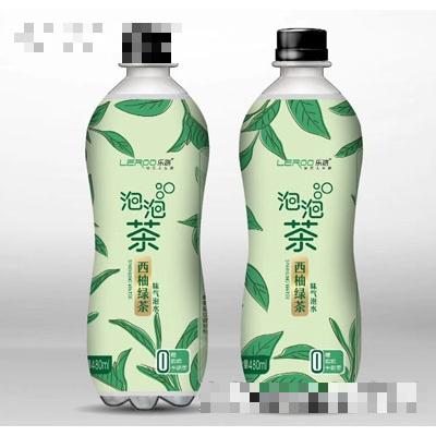 樂路西柚綠茶味氣泡水480ml
