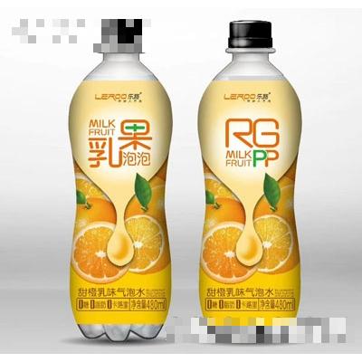 樂路甜橙乳味氣泡水480ml
