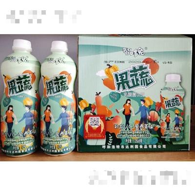 智哆兔果蔬乳酸菌飲品1.25LX6
