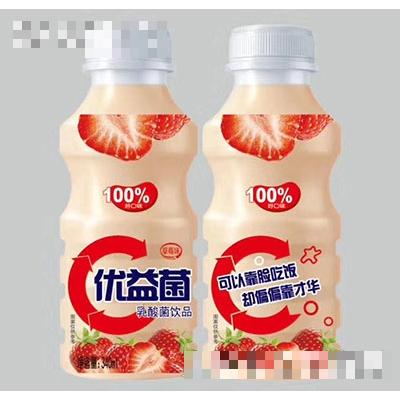 優益菌乳酸菌飲品草莓味340ml