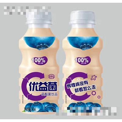 優益菌乳酸菌飲品藍莓味340ml