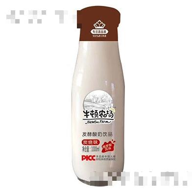 牛頓農場發酵酸奶炭燒味1000ml