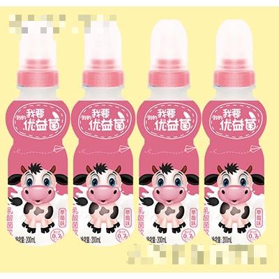 優益菌乳酸菌飲品草莓味200ml