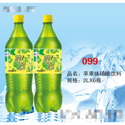 福志達蘋果味碳酸飲料2LX6