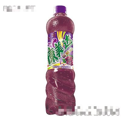 康美達葡萄味汽水600ml