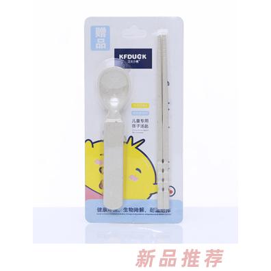 功夫小鴨兒童專用筷子湯匙