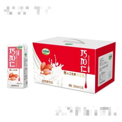 綠思康巧加仁花生乳250mlX12