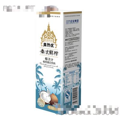 果然優泰式椰子汁600ml