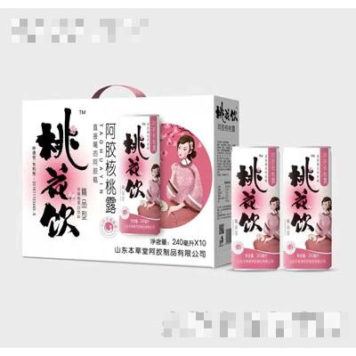 桃花飲阿膠核桃露240mlX10