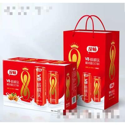 漢暢V8核桃乳植物蛋白飲料240mlx16罐