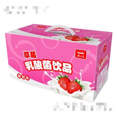康小樂草莓乳酸菌飲品16杯彩箱