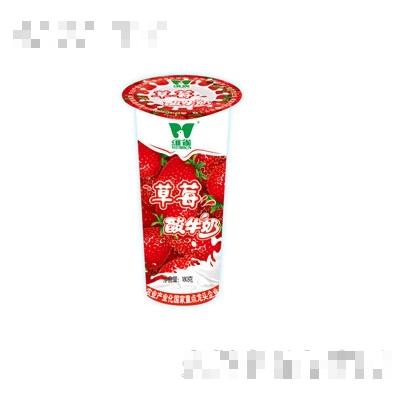 維雀草莓酸牛奶180ml