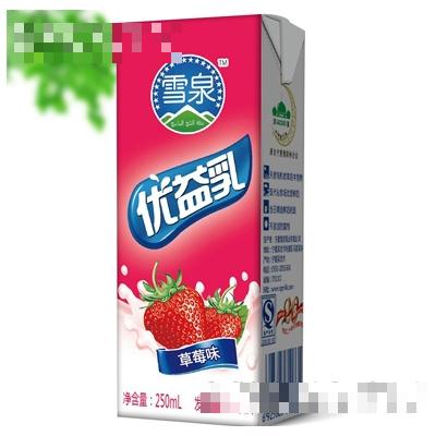 雪泉草莓酸牛奶飲品250ml