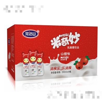 完達山米奇妙乳酸菌山楂味200mlx20瓶